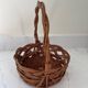 Vintage wicker basket
