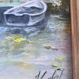 "Monet's Garden" painting by James Gaubert