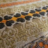 Pair of seats and a vintage ottoman 1970