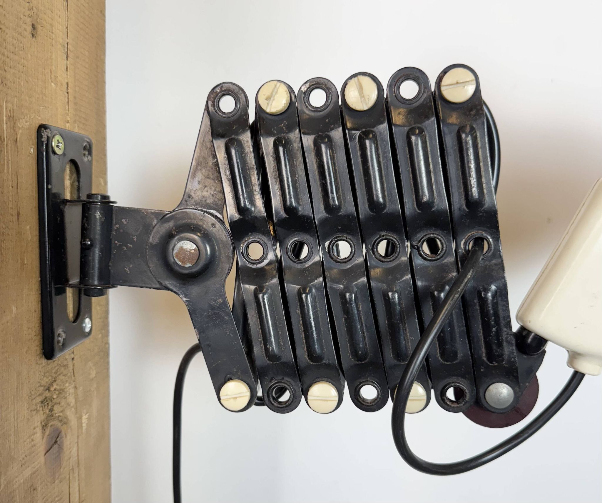 Industrial East German Scissor Lamp from VEB Zweckleuchtenbau Dresden, 1960