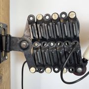 Industrial East German Scissor Lamp from VEB Zweckleuchtenbau Dresden, 1960