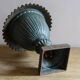 Antique Cast Iron Garden Urn, Campana Form Planter