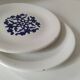 A pair of antique Kharraz plates from Nabeul from the 1920s-1940s.