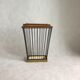 Umbrella holder with teak elements,  60s