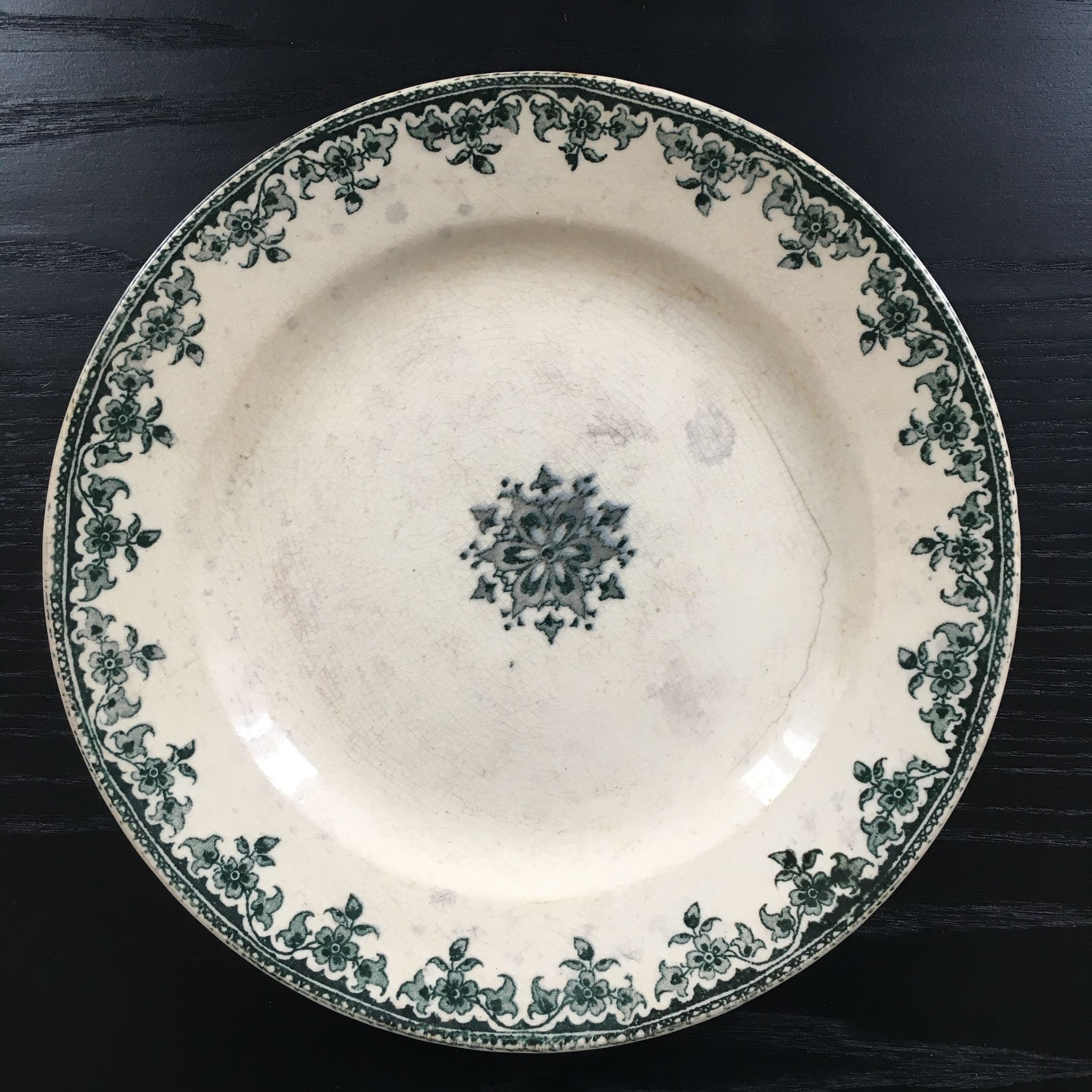 Assiette terre de fer