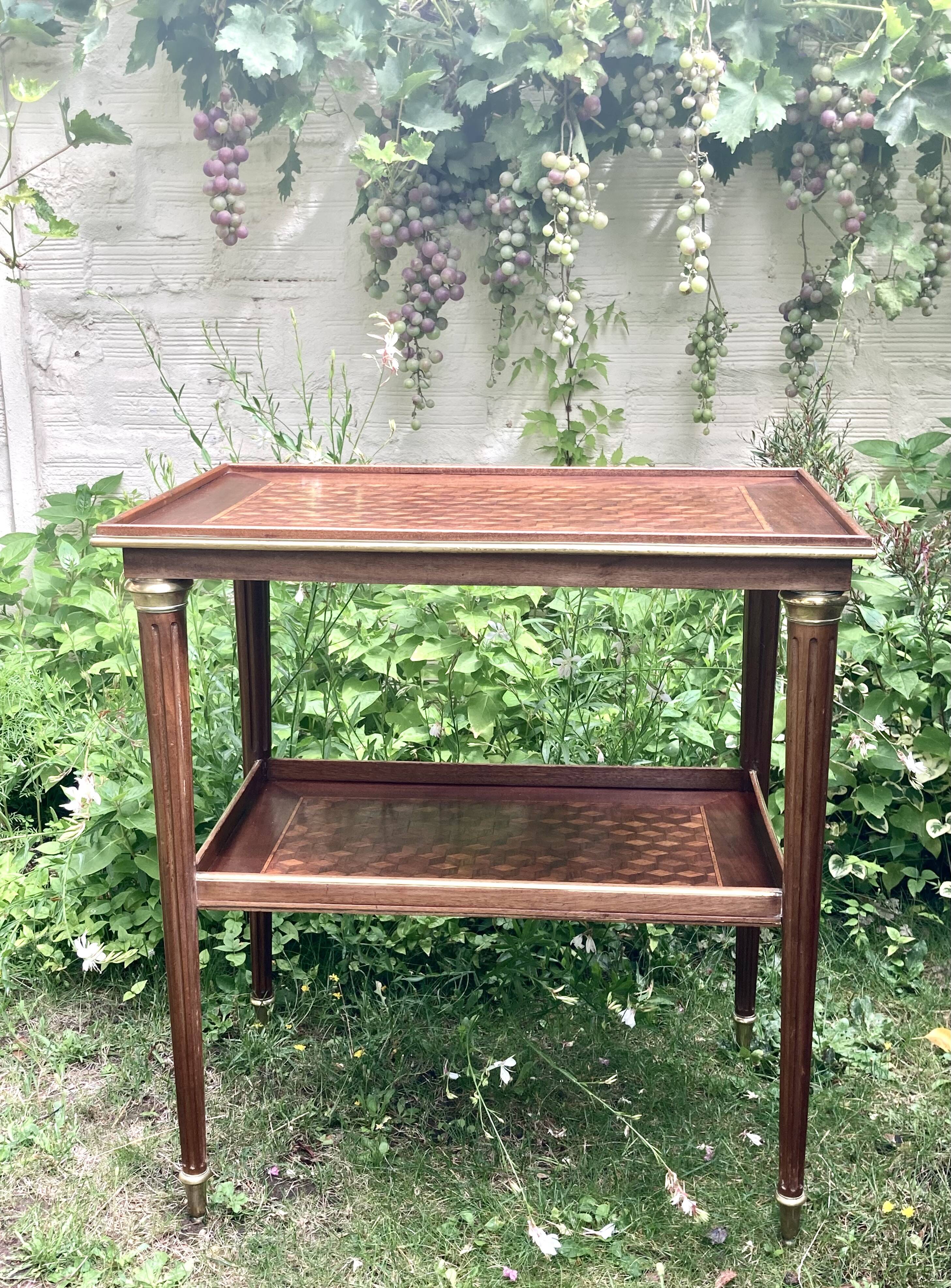 Tea table/Side table - Model making - Louis XVI