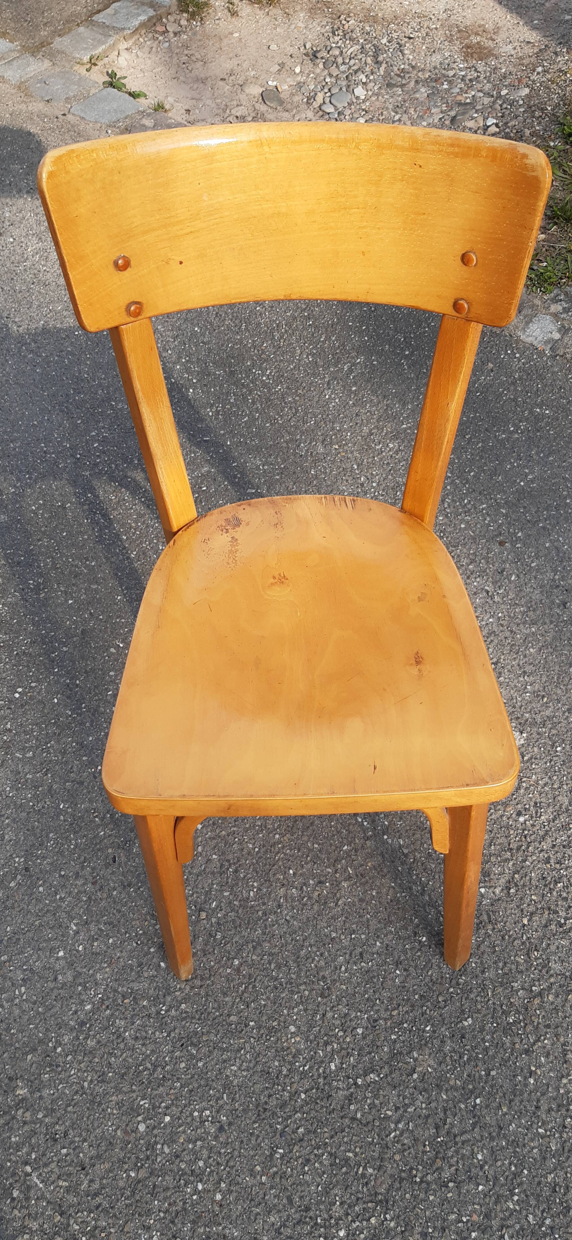 Set of 4 Baumann bistro chairs