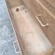 1960 compass foot chest of drawers
