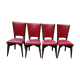 4 chaises art déco