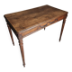 French antique writing desk in walnut, Louis XVI style, late 19th century, circa 1880–1900.