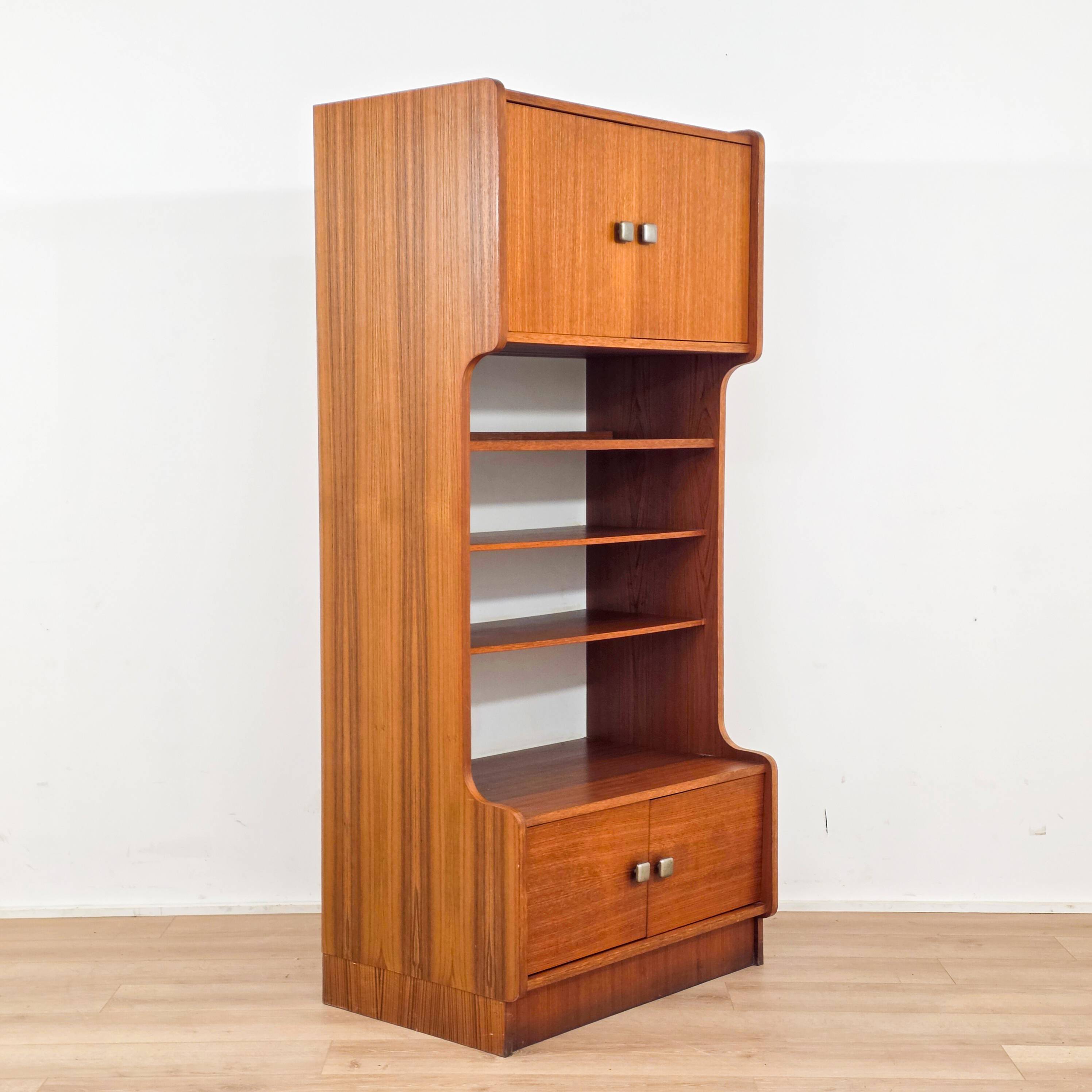 Scandinavian teak library from the 1970s