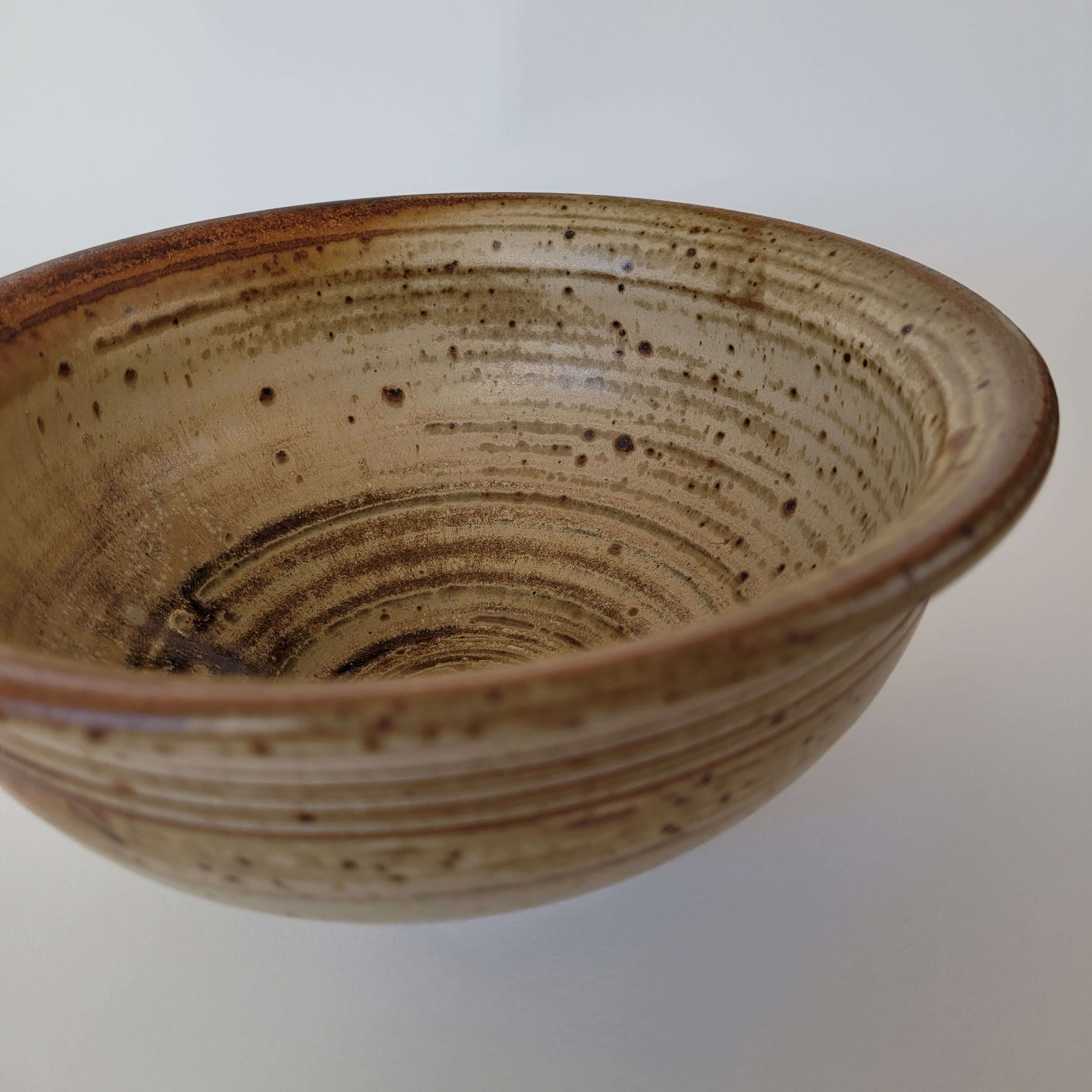 Pyrite sandstone bowl