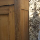 Raw wooden cabinet