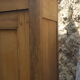 Raw wooden cabinet