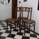 3 chaises bistrot bois courbé, Fischel, fin XIXe - début XXe.