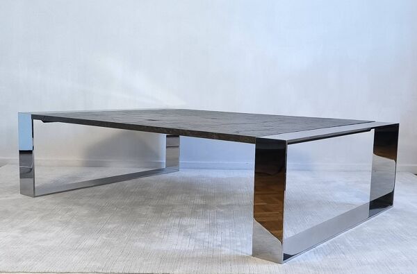 Table basse ‘’RING’’ signée ORSENIGO par Mauro Lippar