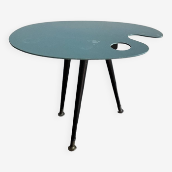 Table d'appoint en forme de Palette, Lucien de Roeck, années 50