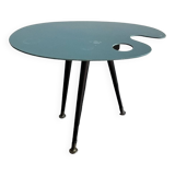 Palette-shaped side table, Lucien de Roeck, 1950s