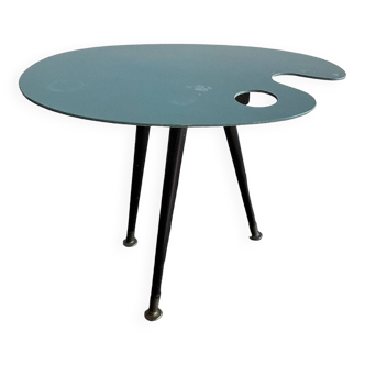 Table d'appoint en forme de Palette, Lucien de Roeck, années 50