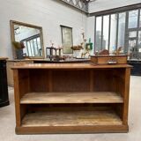 Oak cash register counter from the early 20th century