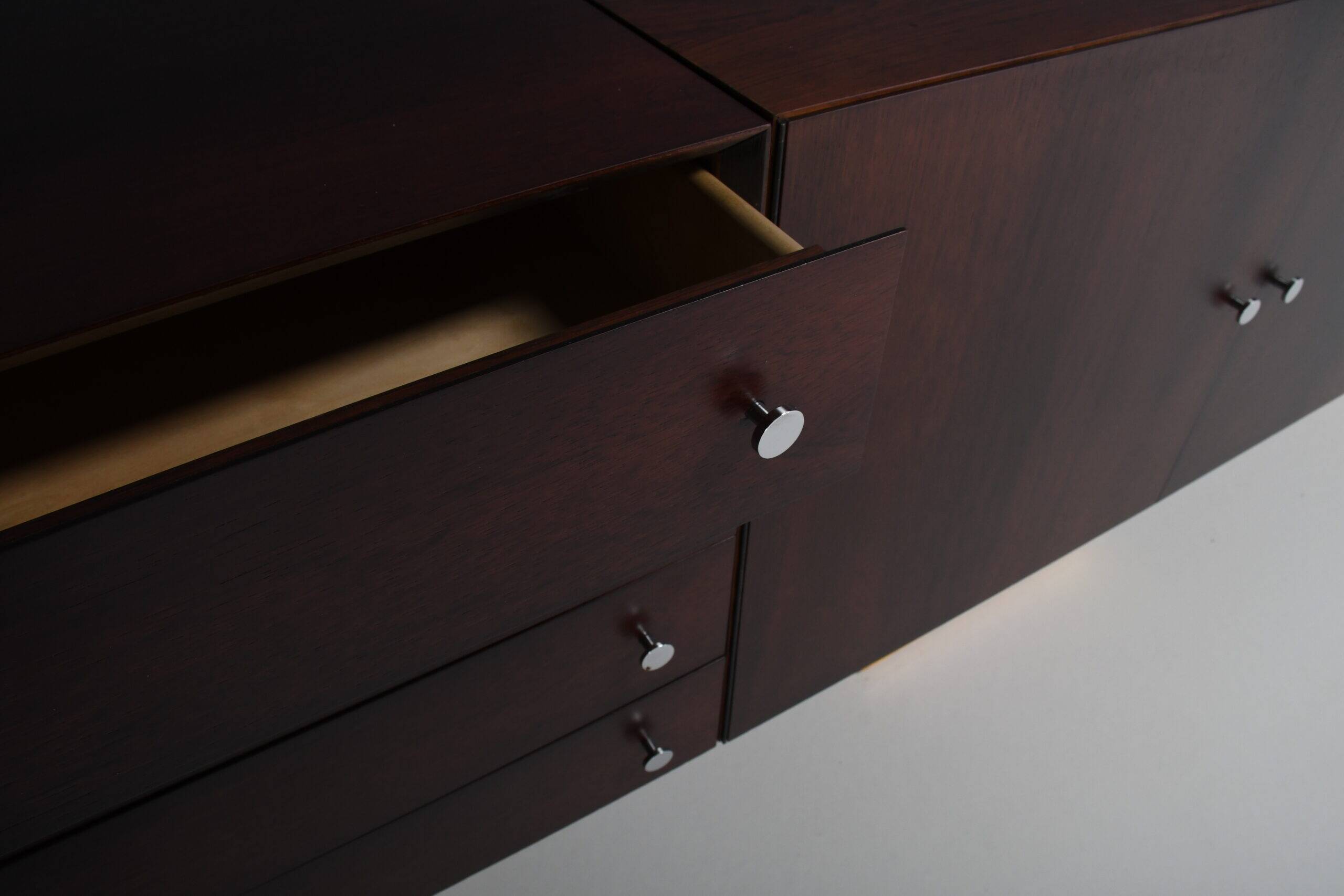 XL floating sideboard by Poul Nørreklit for Sigurd Hansen, Denmark 1969