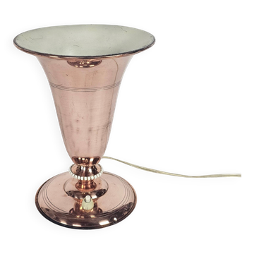 Art Deco - Goblet lamp - copper - Uplighter - Holland - 1st half of the 20t