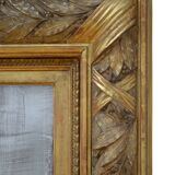 Miroir mural Giltwood du XIXe siècle
