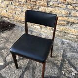 Wooden chair and skai