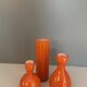 3 Swedish glass vases from the 70s