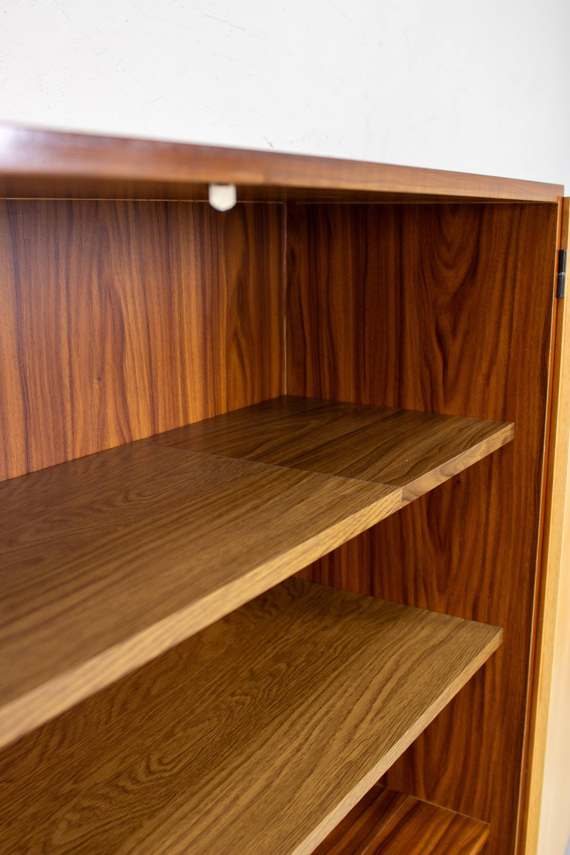 Buffet vintage commode sideboard highboard mid-century teck noyer