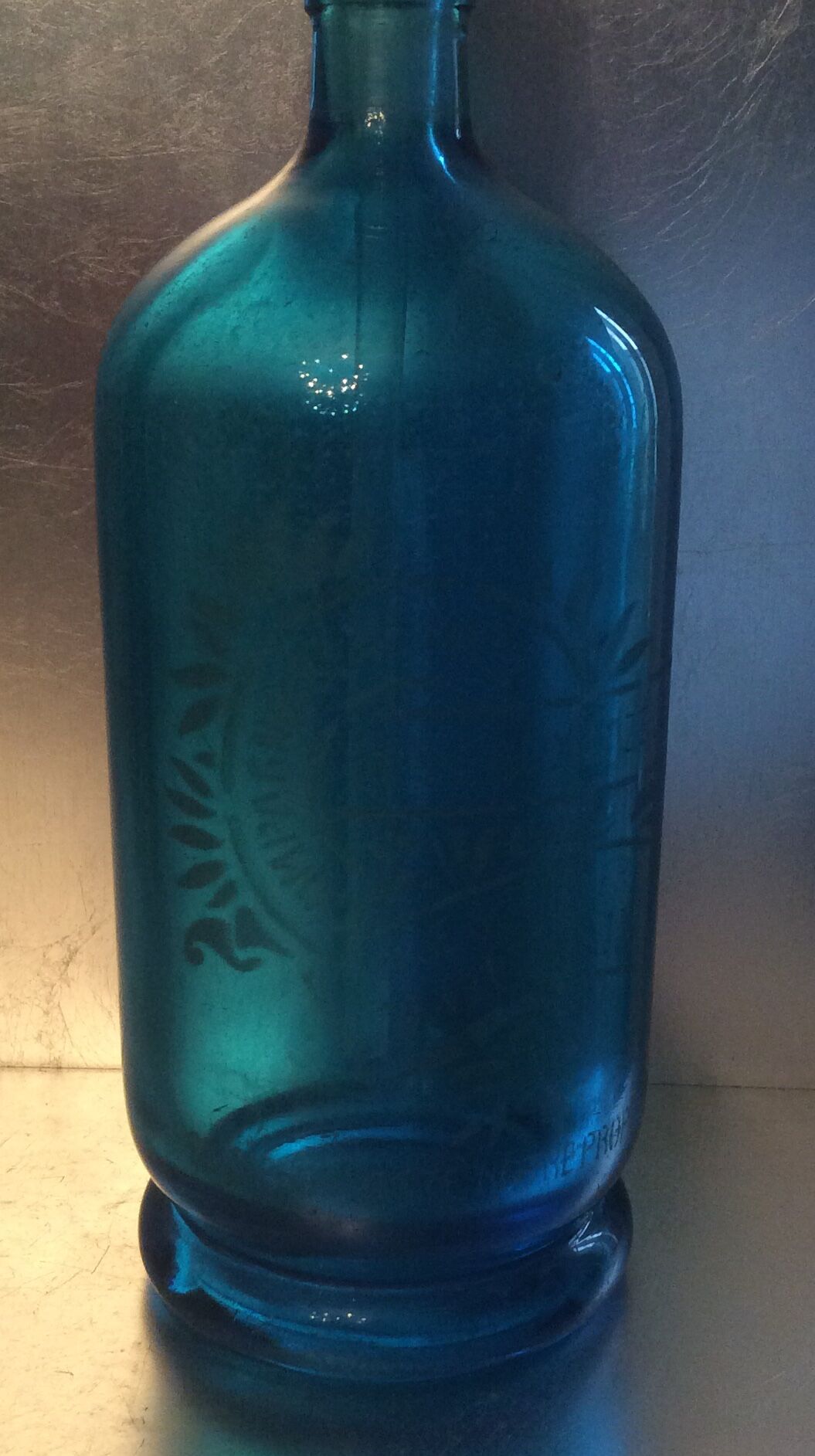 Siphon bleu, années 30