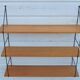 Wall shelf vintage wire and wood