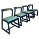 Chaises de salle à manger de Willy Rizzo pour Mario Sabot