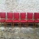 Chairs in red skaï