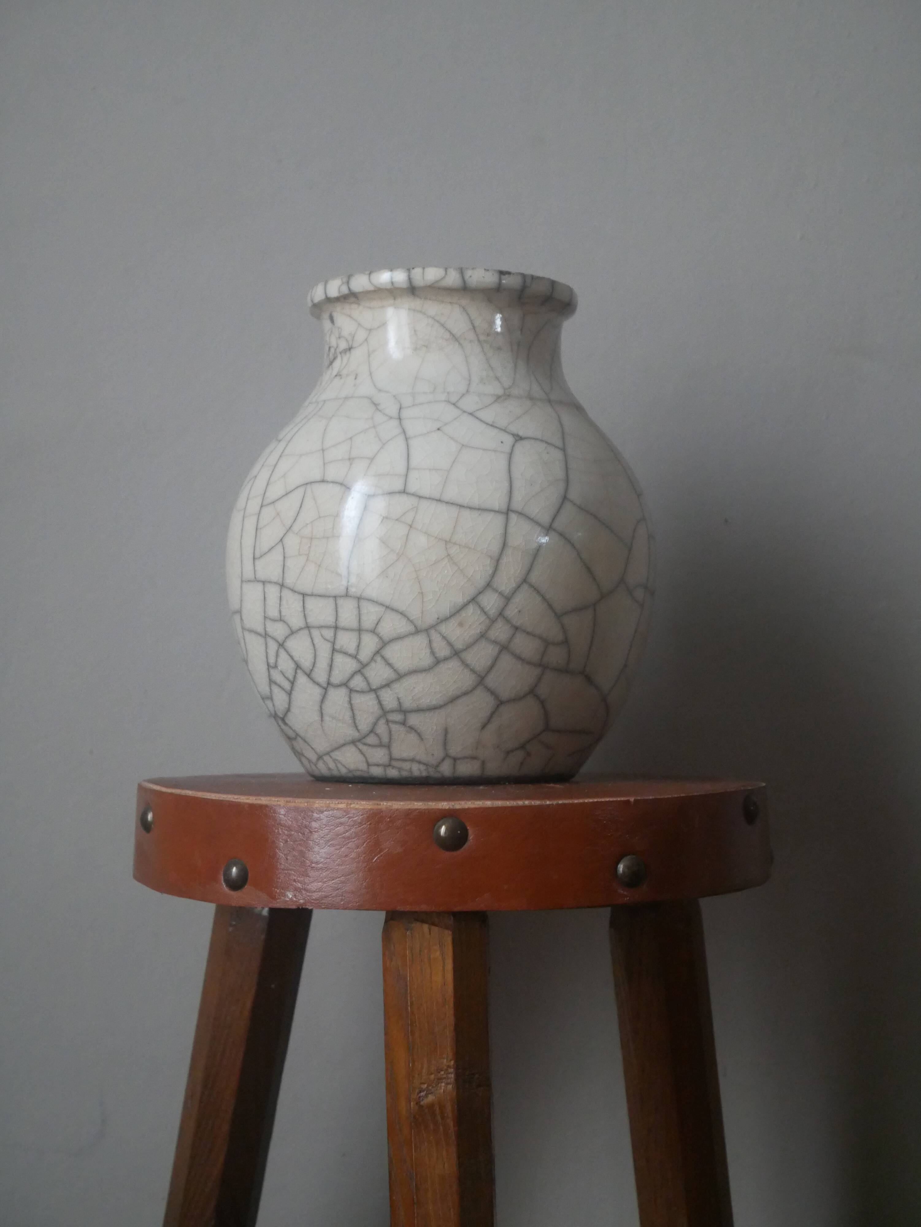Vase en céramique japandi raku poterie artisanale vintage slow décoration