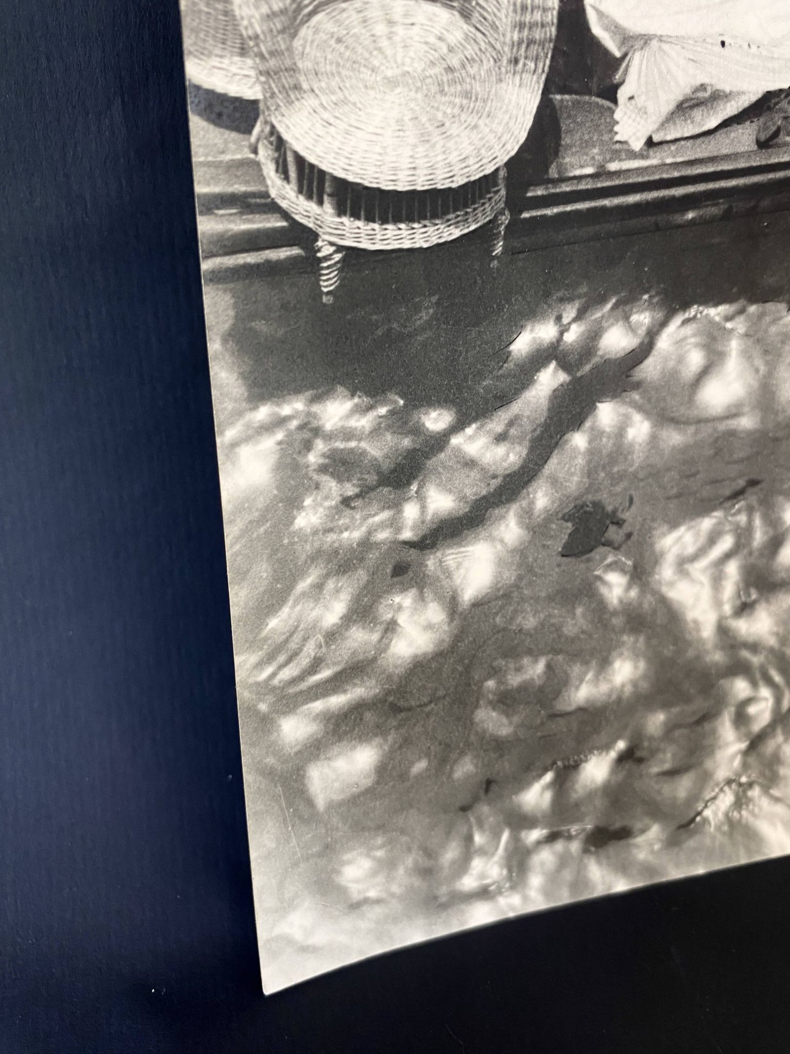 Photo ancienne « les livreurs de meubles en osier »