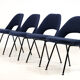 4 chairs "conference" by Eero Saarinen knoll international 1960's