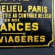 Plaque émaillée compagnie assurance vintage