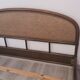 Two-seater vintage rattan bed 140 x 200 cm