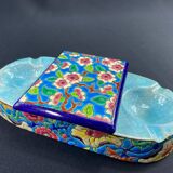 Longwy earthenware ashtray