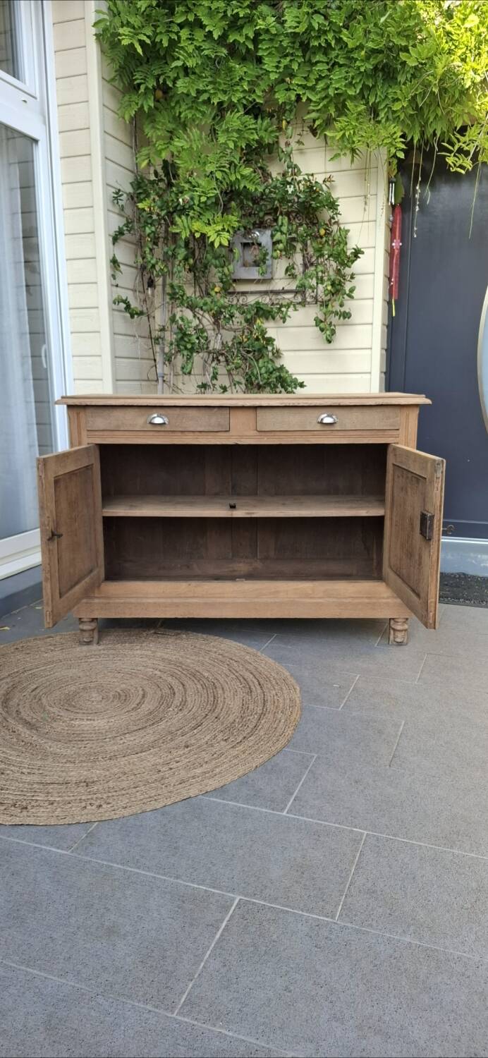 Renovated old oak sideboard