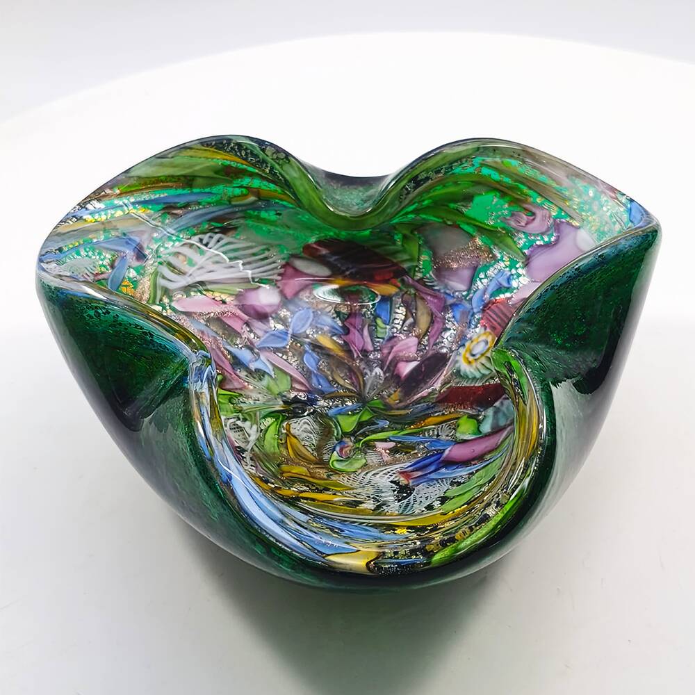 1950s Big Ashtray in Murano Glass by Dino Martens.