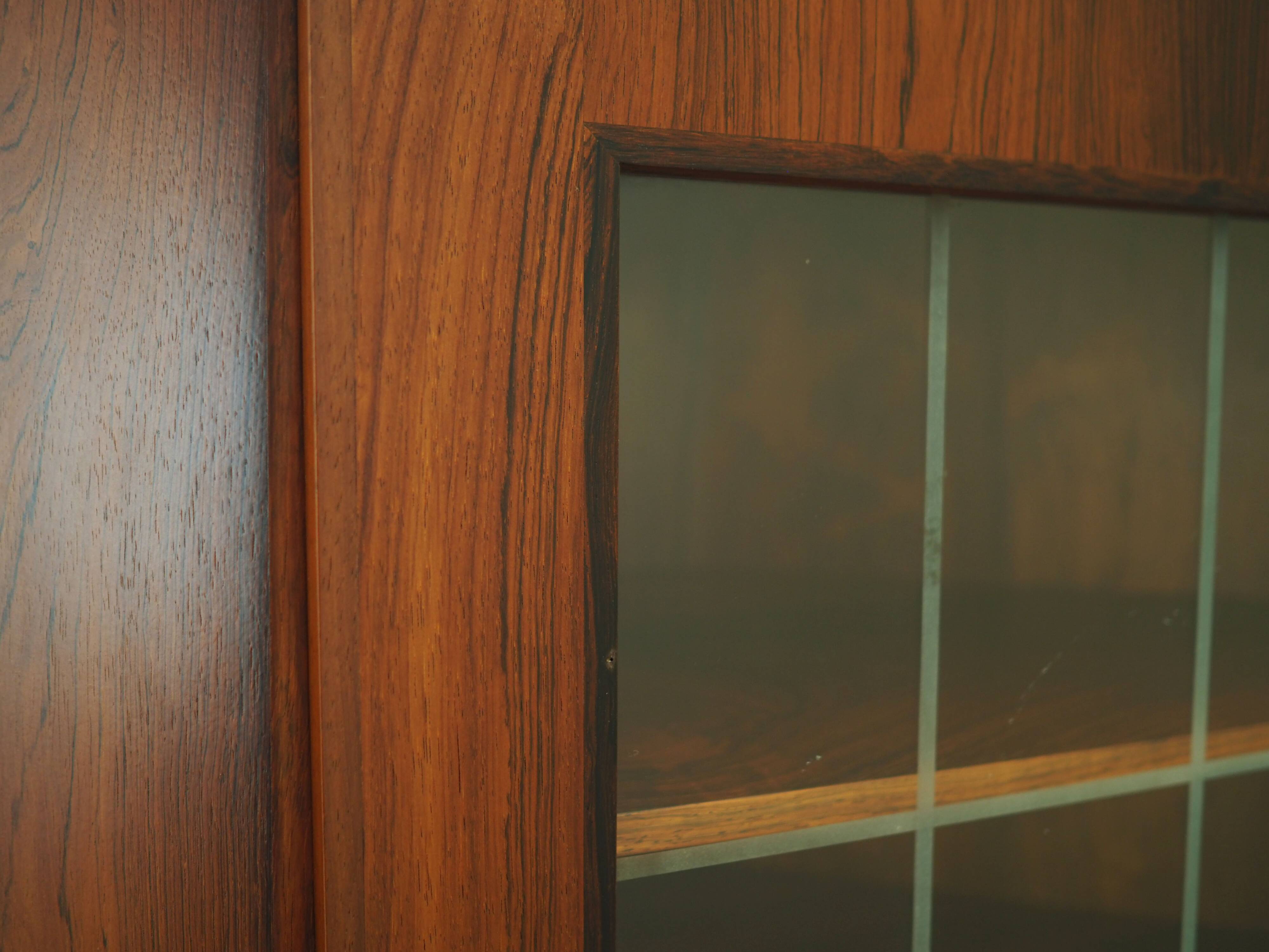 Rosewood showcase, Danish design, 1970s, production: Denmark