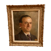 Portrait à l'huile des années 1930