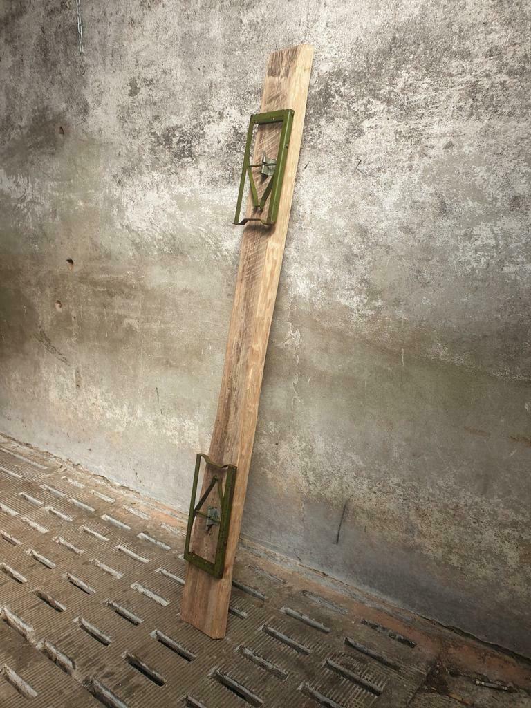 Oak garden bench foldable 220 cm