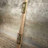 Oak garden bench foldable 220 cm