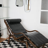 Rattan chaise longue