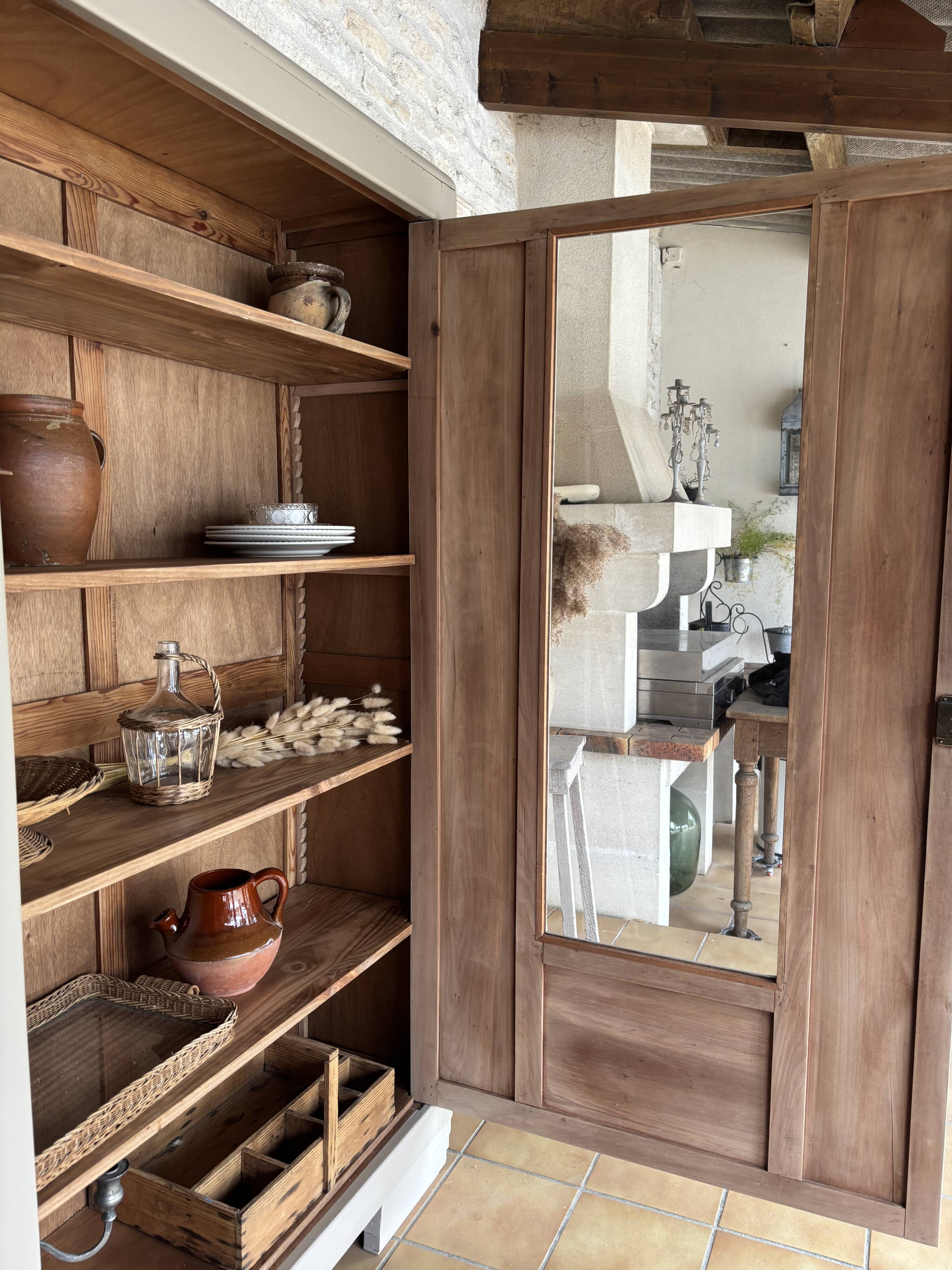 Art Deco glass cabinet