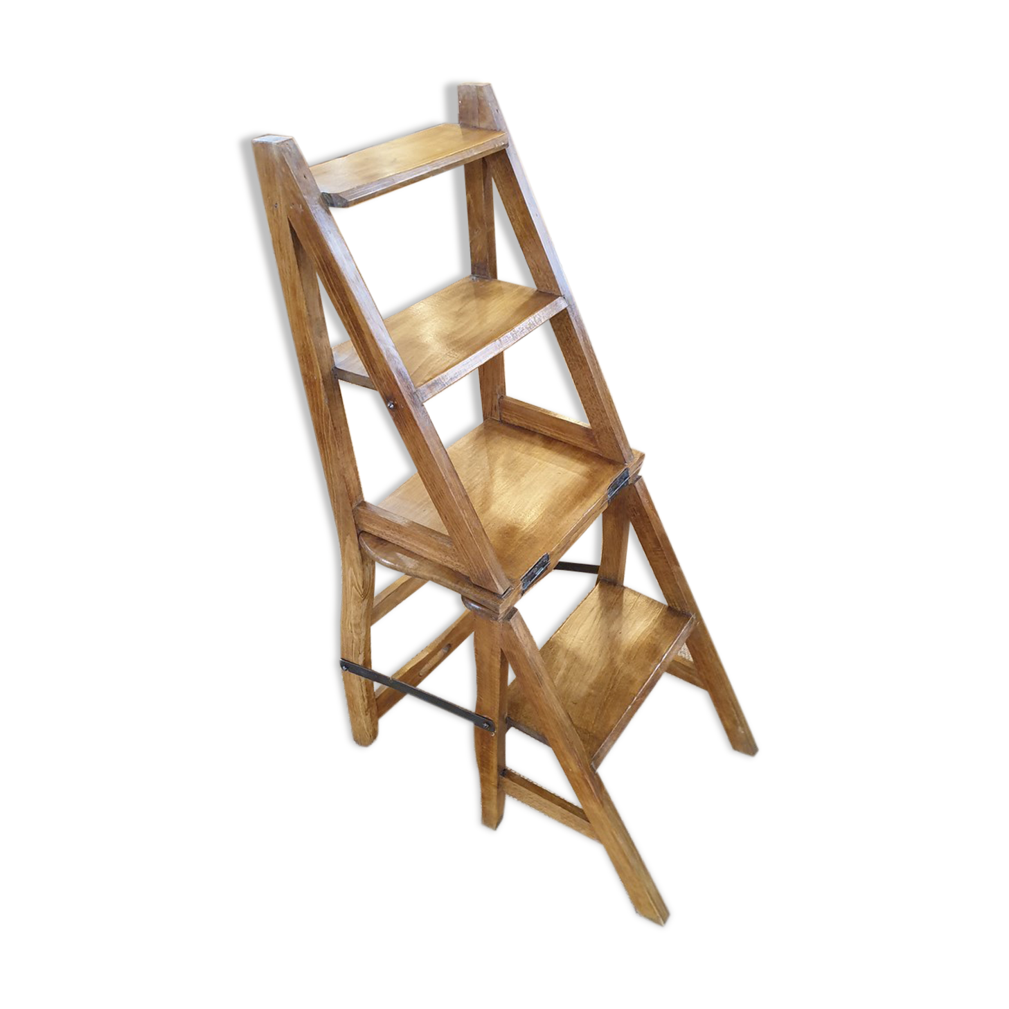 Old stepladder chair
