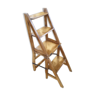 Old stepladder chair